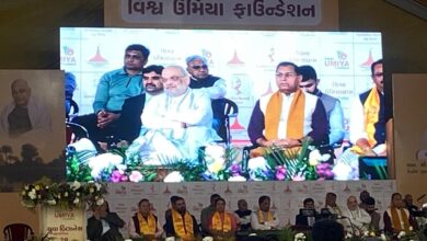 Photo of કેન્દ્રીય ગૃહ-સહકારિતા મંત્રી અમિત શાહે, જાસપુર વિશ્વ ઉમિયાધામના નિર્માણમાં કર્યું ઈંટદાન, 70 મિનિટમાં 70 કરોડનું દાન