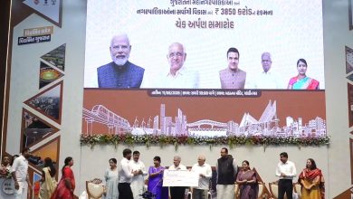 Photo of રાજ્ય સરકારે, મહાનગરપાલિકા-નગરપાલિકાઓના સર્વાગી વિકાસ માટે 3850 કરોડના ચેક વિતરણ કર્યું.